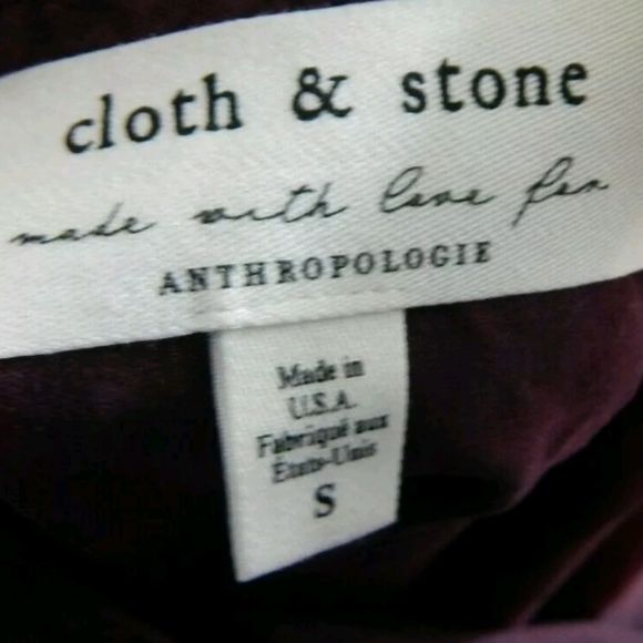 Cloth & Stone Burgundy Tie Back Dress - Picture 5 of 5